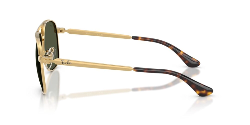 ANTEOJOS DE SOL UNISEX RAY-BAN BILL MAX ARISTA GREEN DORADO - 3