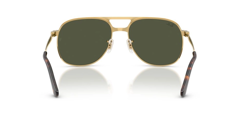 ANTEOJOS DE SOL UNISEX RAY-BAN BILL MAX ARISTA GREEN DORADO - 4