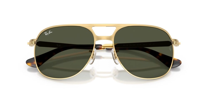 ANTEOJOS DE SOL UNISEX RAY-BAN BILL MAX ARISTA GREEN DORADO - 5