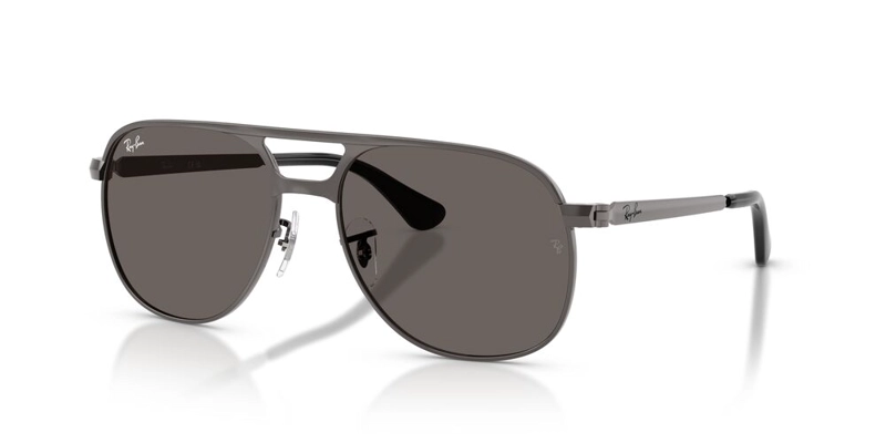 ANTEOJOS DE SOL UNISEX RAY-BAN BILL MAX GUNMETAL DARK GREY GRIS - 2