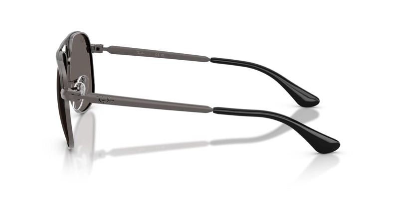 ANTEOJOS DE SOL UNISEX RAY-BAN BILL MAX GUNMETAL DARK GREY GRIS - 3
