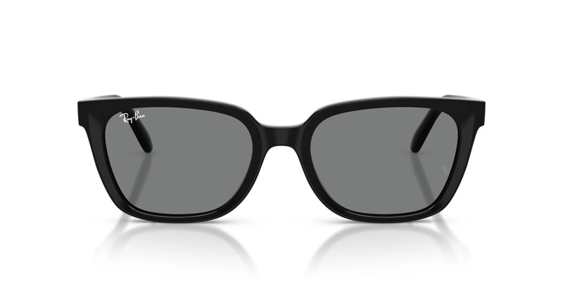 ANTEOJOS DE SOL UNISEX RAY-BAN BLACK DARK GREY NEGRO - 1