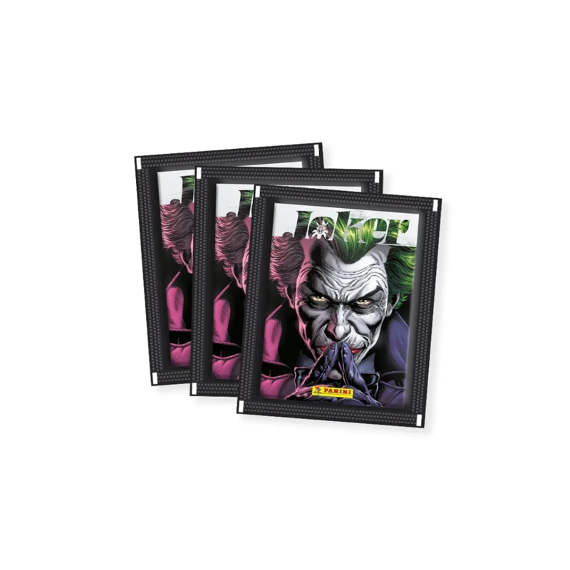 PACK 20 SOBRES - ALBUM DC COMIC VILLANOS - 1