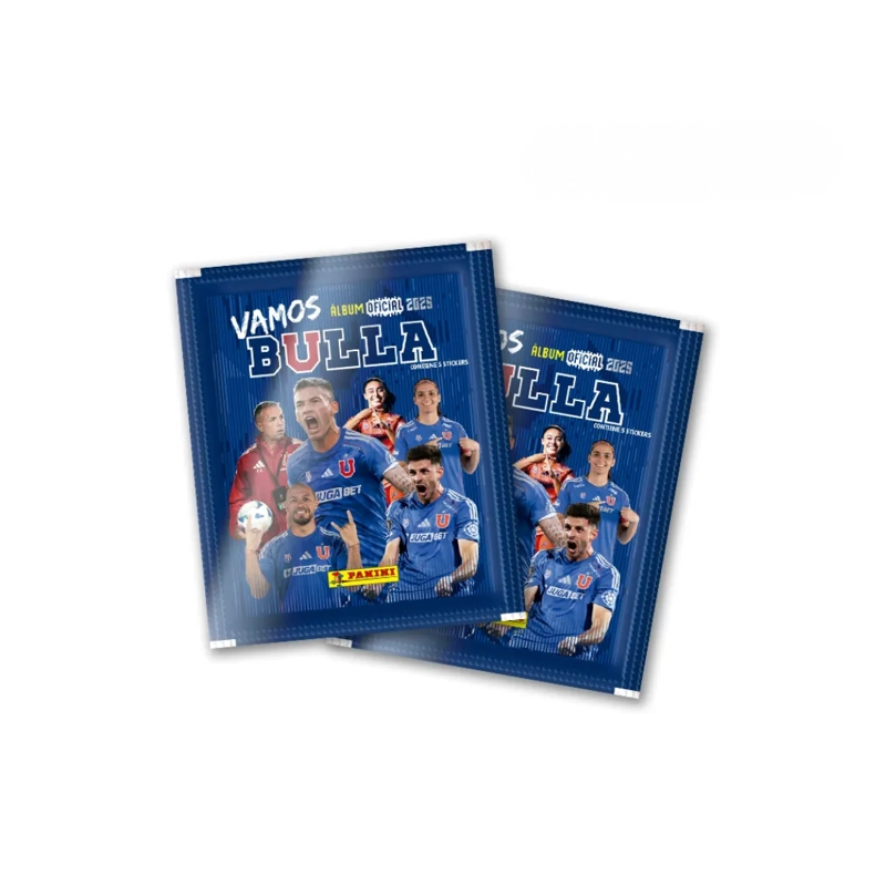 PACK 24 SOBRES - ALBUM UNIVERSIDAD DE CHILE VAMOS BULLA - 1