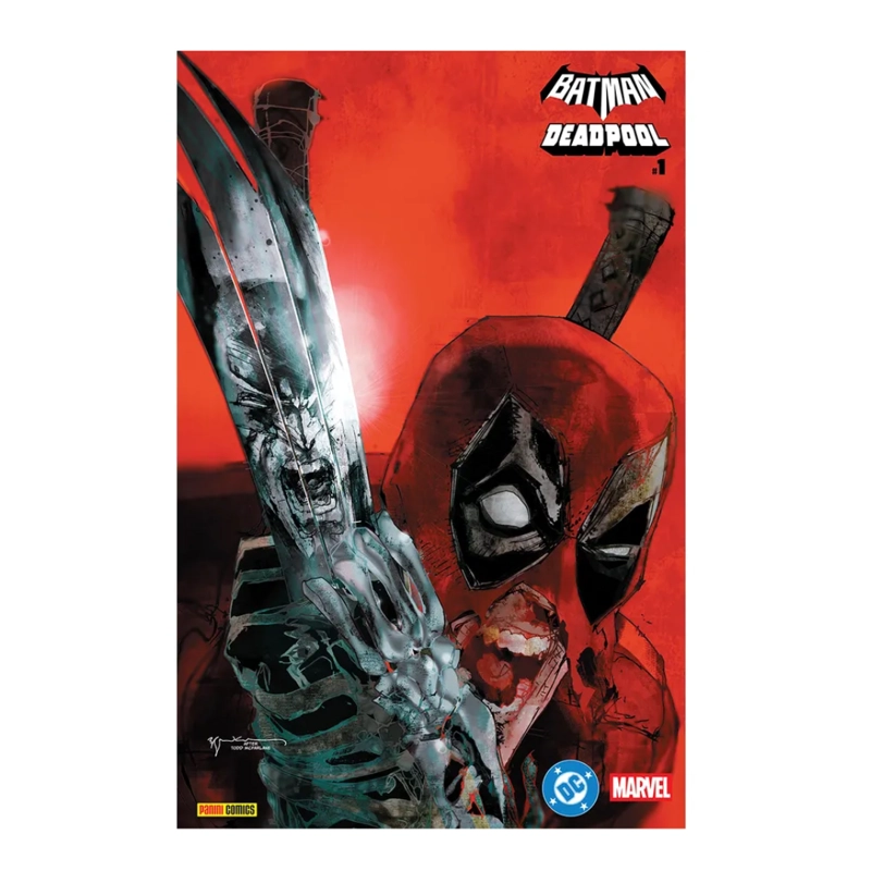 BATMAN / DEADPOOL N°1: PORTADA VARIANTE BILL SIENKIEWICZ - 1