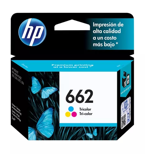 CARTUCHO HP TINTA 662 TRICOLOR 100 PÁGINAS ORIGINAL DESKJET 2515 Y 2515 E-ALL-IN-ONE 10.2 CM - 1