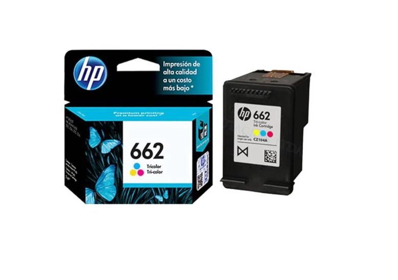 CARTUCHO HP TINTA 662 TRICOLOR 100 PÁGINAS ORIGINAL DESKJET 2515 Y 2515 E-ALL-IN-ONE 10.2 CM - 2