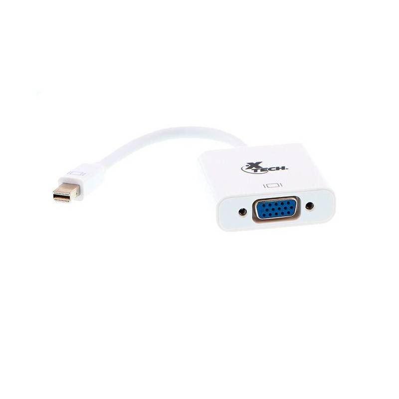XTECH ADPATADOR MINI DISPLAYPORT MACHO A VGA HEMBRA - 2