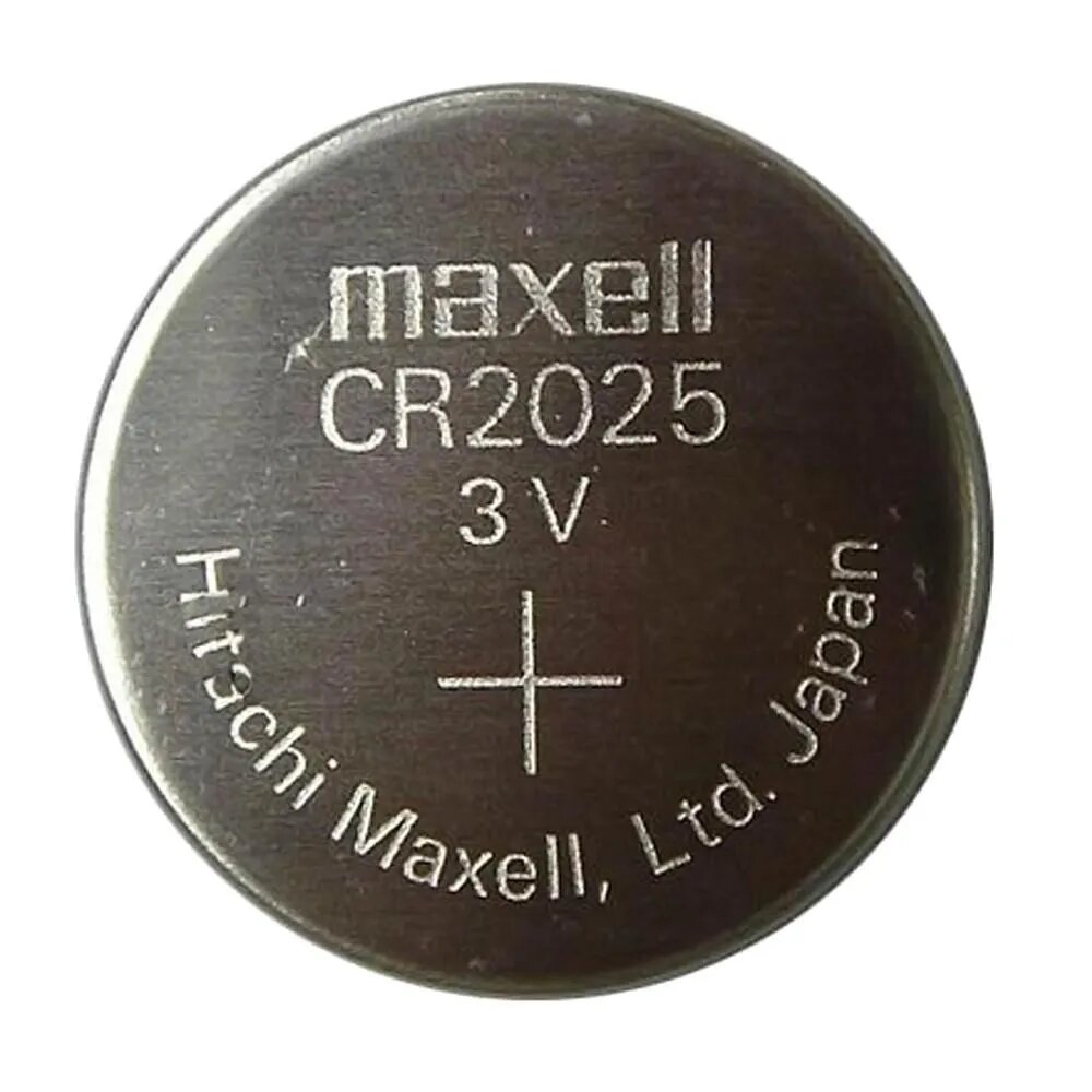 PILAS MAXELL CR2025 3V TIPO BOTÓN JAPONESA 5 UNIDADES - 2