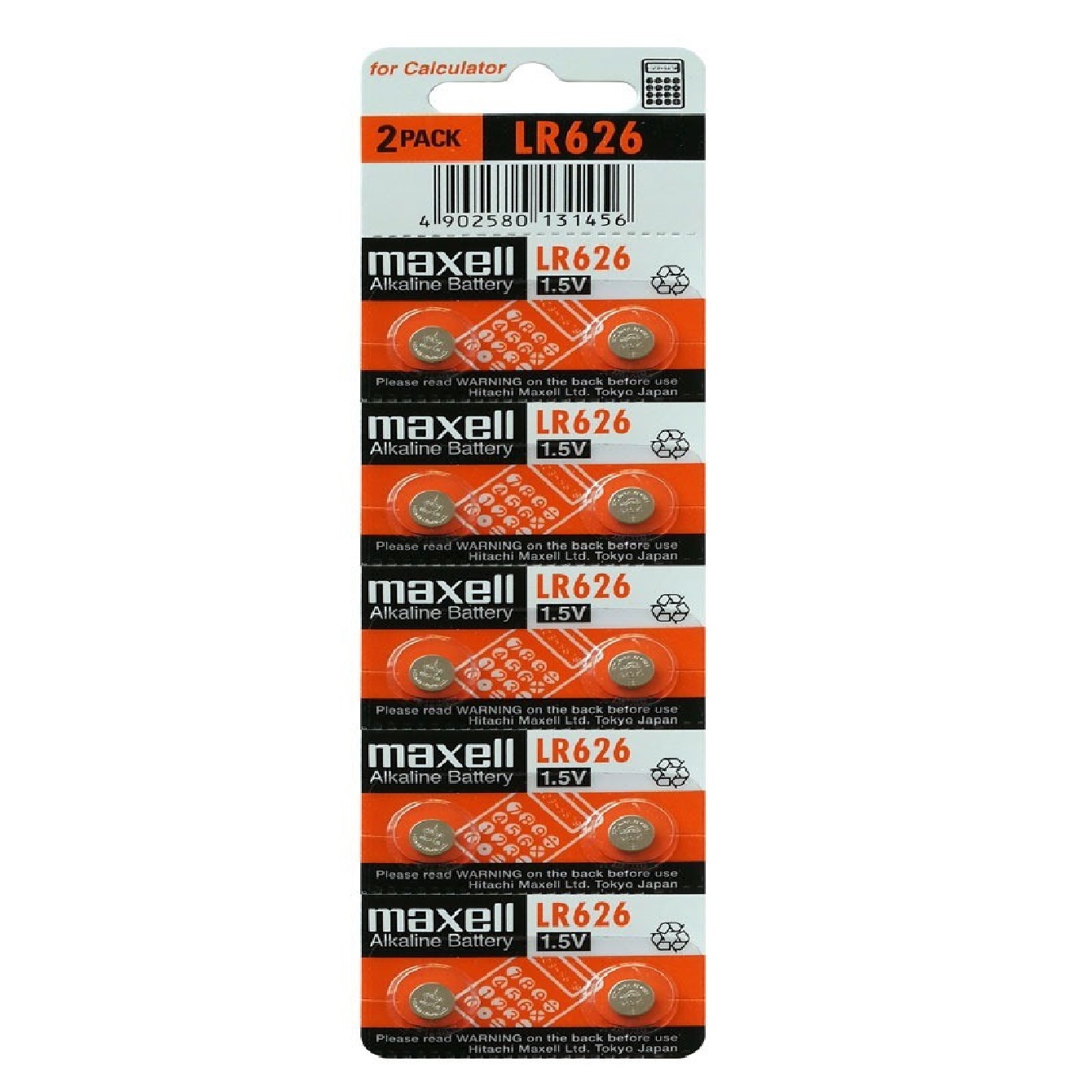 PILAS MAXELL LR41 1.5V TIRA 10 UNIDADES - 1