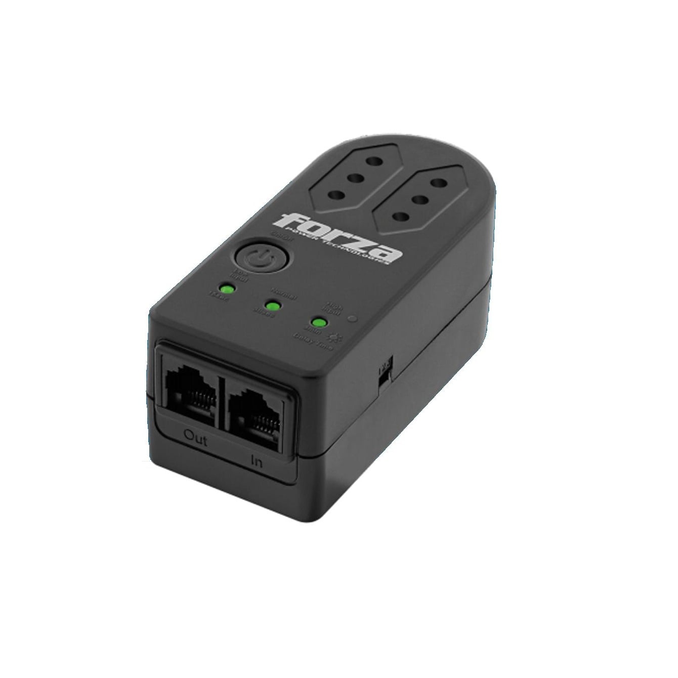PROTECTOR VOLTAJE FORZA ZION FVP-1202N-C NEGRO - 1