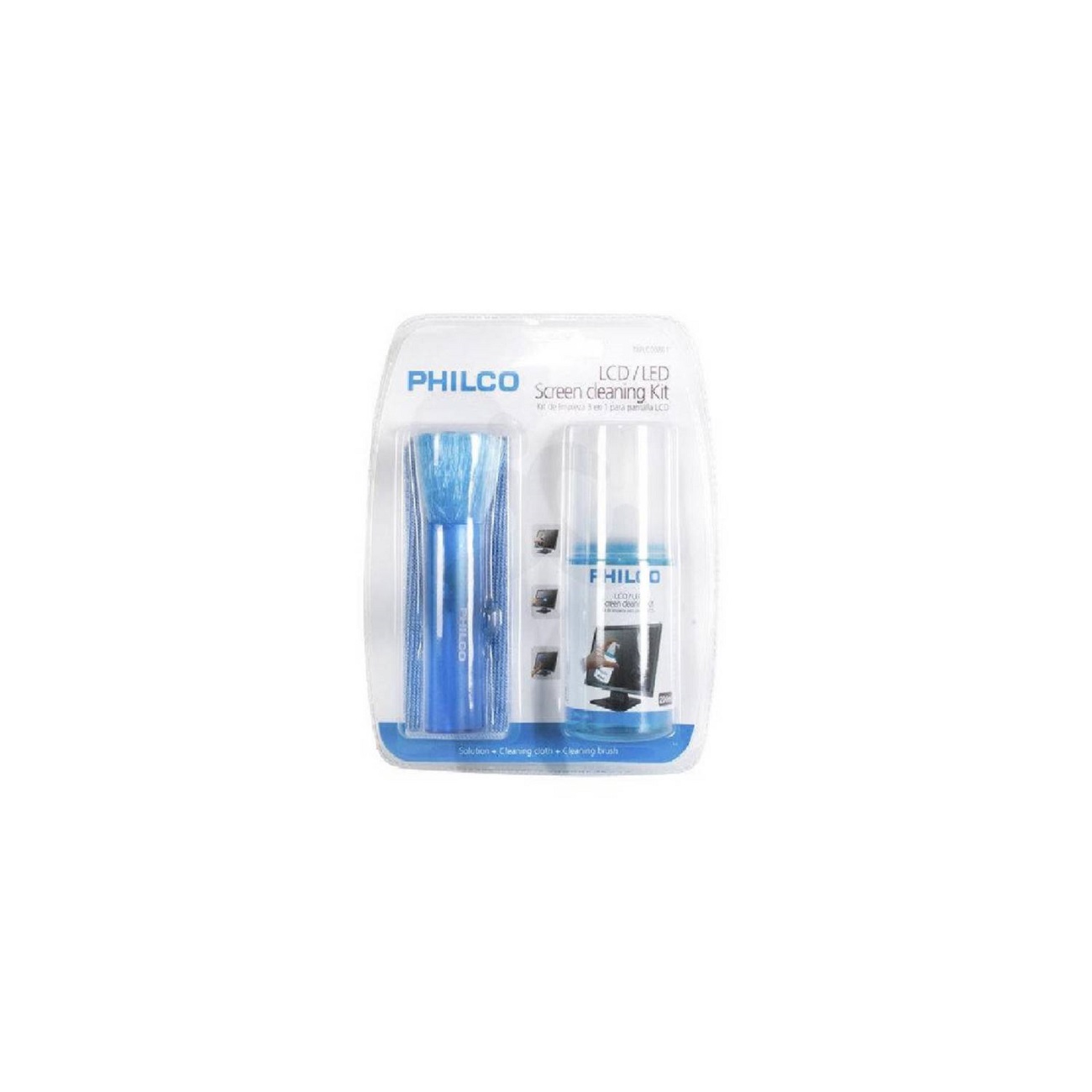 KIT PHILCO 78PLC00801 SET LIMPIA PANTALLAS LIQ NOTEBOOK PC 3EN1 - 2