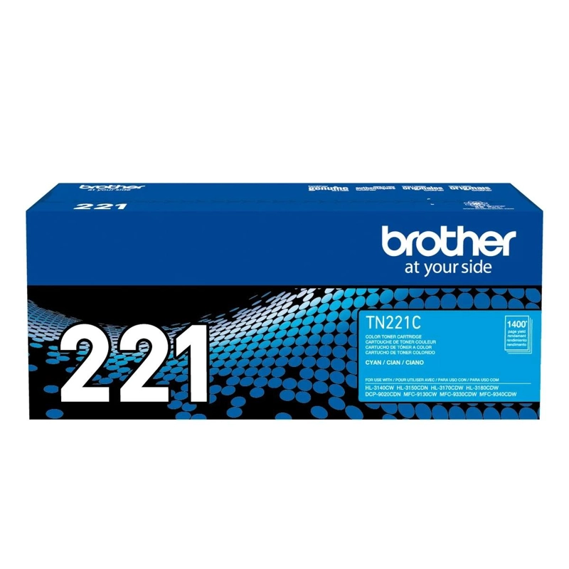 TÓNER BROTHER CYAN TN221C 1400 PÁGINAS - 1