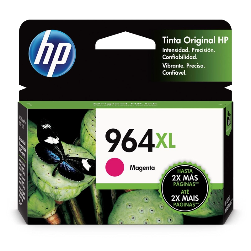 CARTUCHO HP TINTA 964XL 1600 PÁGINAS MAGENTA 3 CM - 1