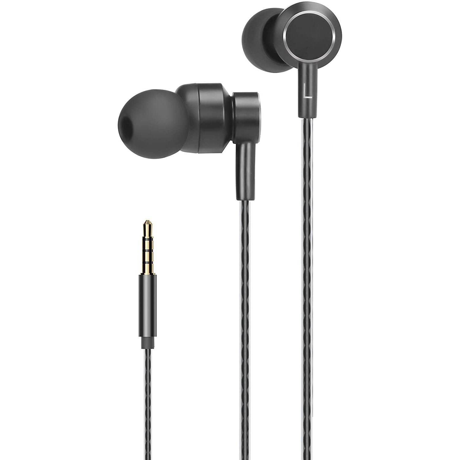 AUDÍFONOS HP IN EAR DHE-7001 METAL NEGRO - 2