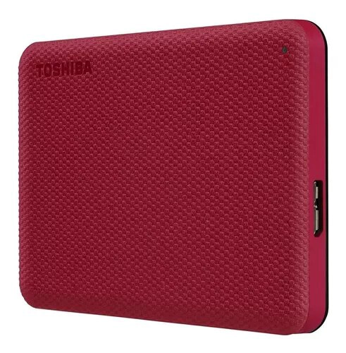 DISCO PORTÁTIL TOSHIBA CANVIO ADVANCE 2TB USB 3.0 ROJO - 3