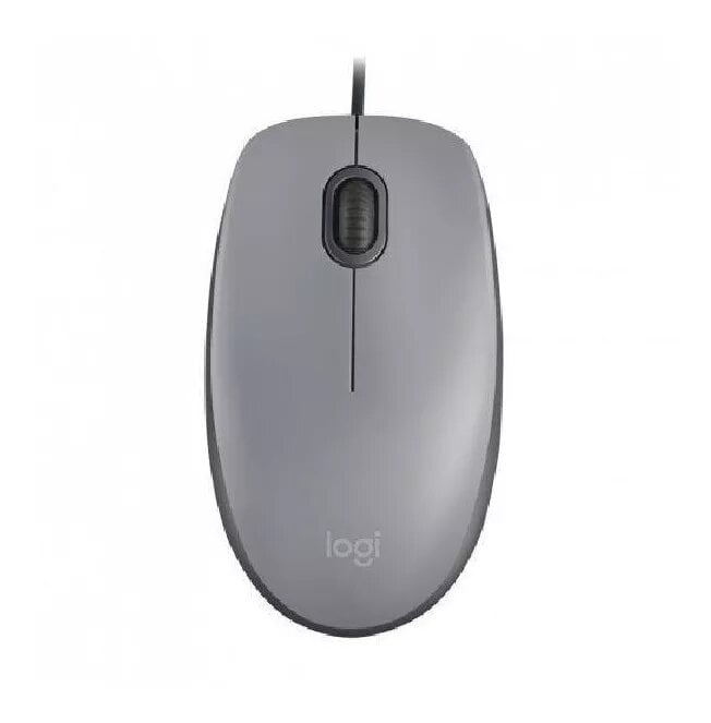 MOUSE LOGITECH M110 SILENT CON CABLE GRIS - 1