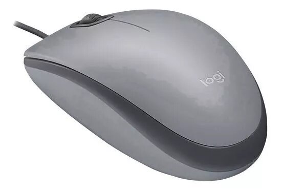 MOUSE LOGITECH M110 SILENT CON CABLE GRIS - 3