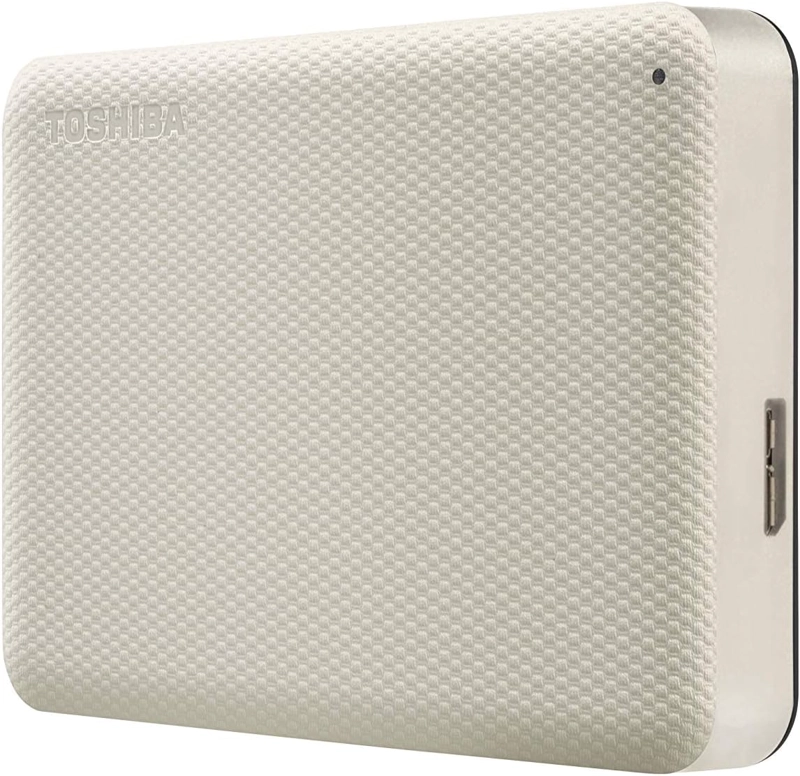 DISCO PORTATIL TOSHIBA CANVIO ADVANCE 4TB USB 3.0 BLANCO - 1