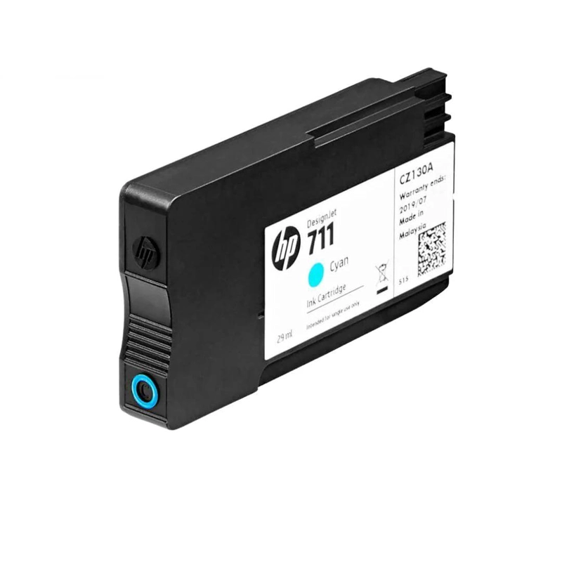 CARTUCHO HP TINTA 711 CYAN 29ML DESIGNJET ORIGINAL PLOTTER GRAN FORMAT T530 T520 T130 T120 11.4 CM - 2