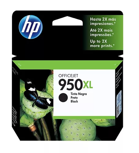 CARTUCHO HP TINTA 950XL 2300 PAGINAS NEGRO ORIGINAL OFFICEJET PRO 250DW 270DW 8100 8600 4.5 CM