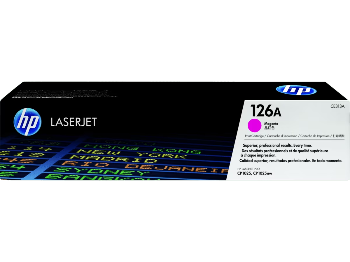 CARTUCHO DE TÓNER HP MAGENTA 126A 1000 PÁGINAS LASERJET - 1