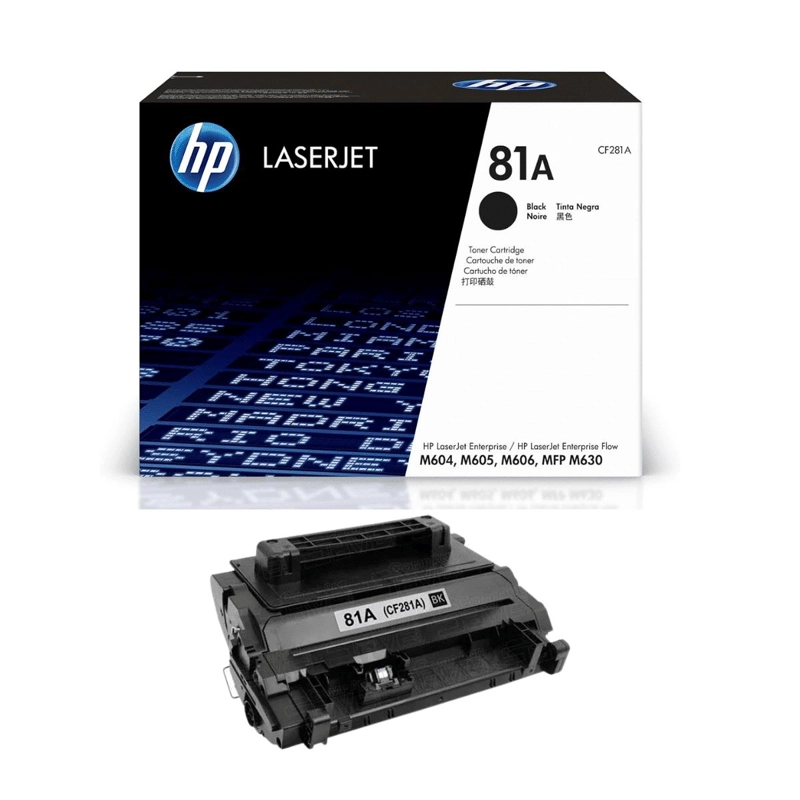 CARTUCHO DE TONER HP LASERJET  81A 10500 PAGINAS NEGRO - 2