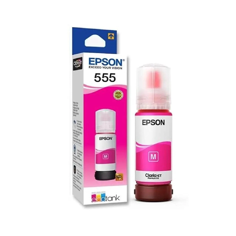 TINTA BOTELLA EPSON MAGENTA T555 DE 70ML - 1