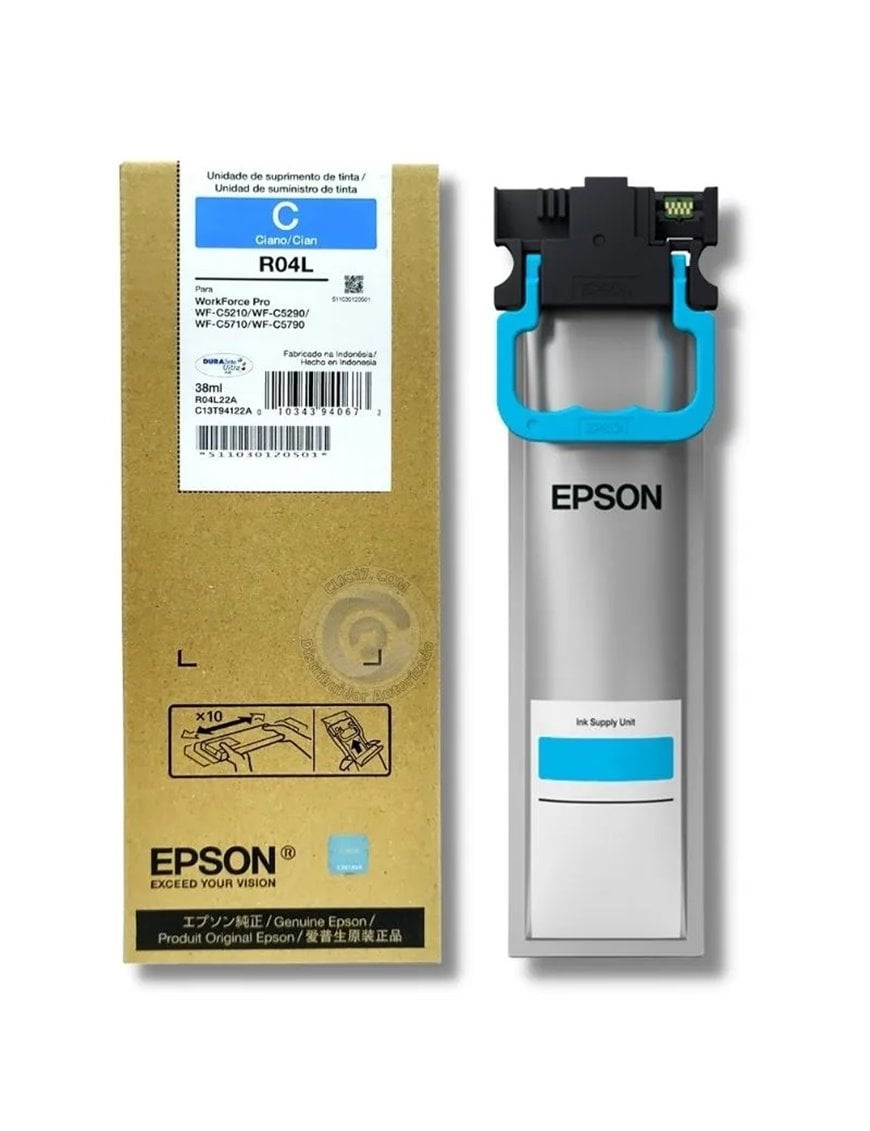 TINTA EPSON T941220-AL CYAN T941220 WORKFORCE WF C5210/90 WF C5710/90 - 2
