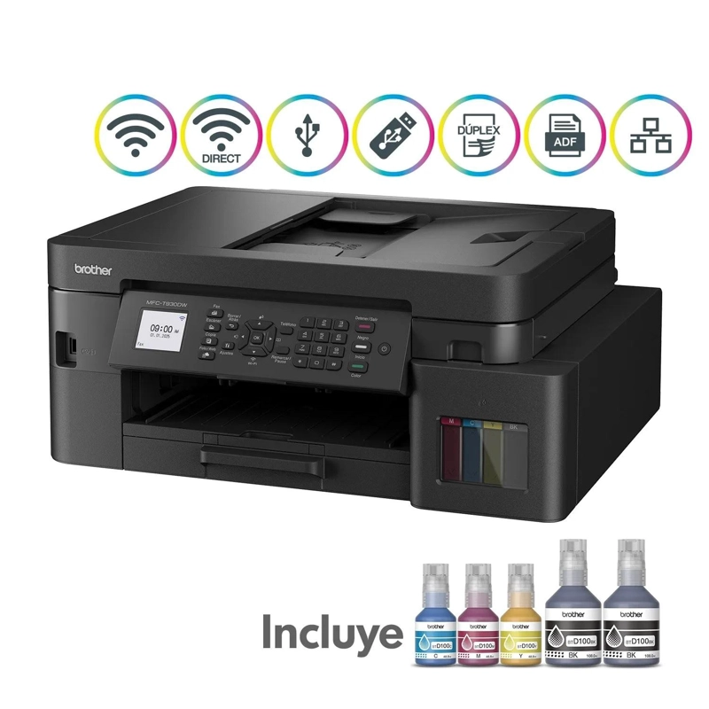 IMPRESORA MULTIFUNCIONAL BROTHER INKBENEFIT MFC-T930DW - 2