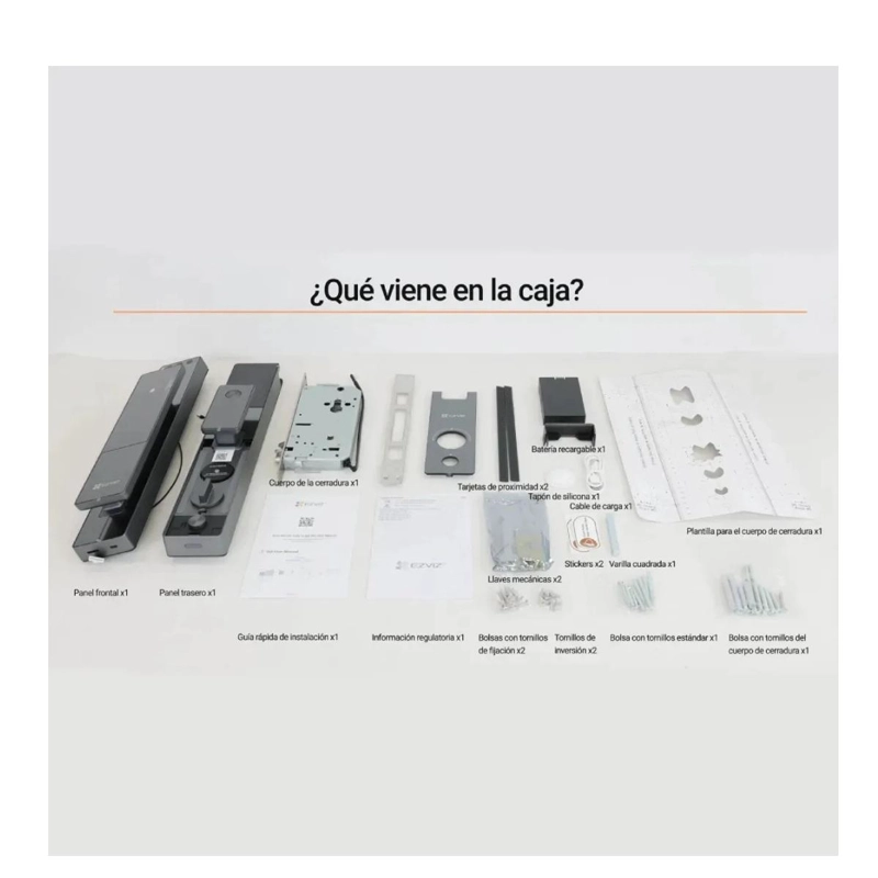 EZVIZ DL50FVS CERRADURA INTELIGENTE CON RECONOCIMIENTO FACIAL - 6
