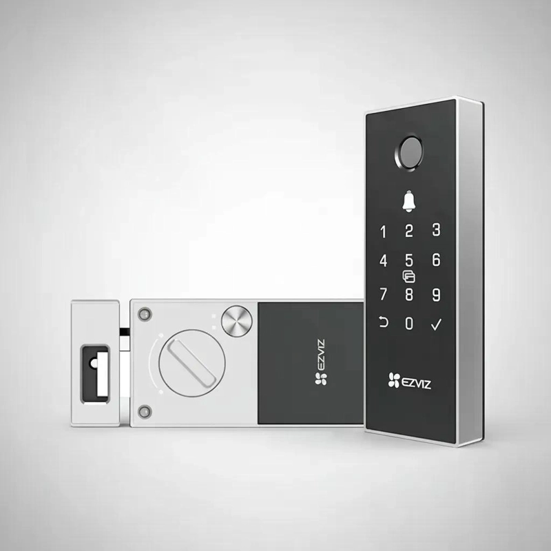 CERRADURA INTELIGENTE WIFI EZVIZ DL03 PRO CON HUELLA DIGITAL PLATA - 4