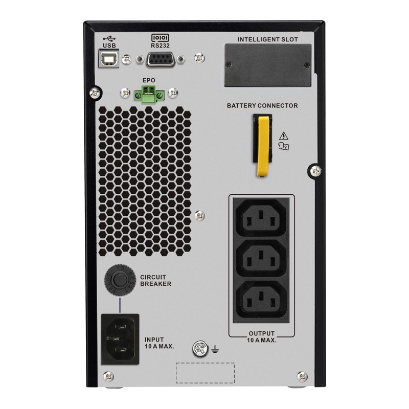 UPS APC DOBLE CONVERSION ON-LINE 1000VA 900W TORRE 3 TOMAS - 3
