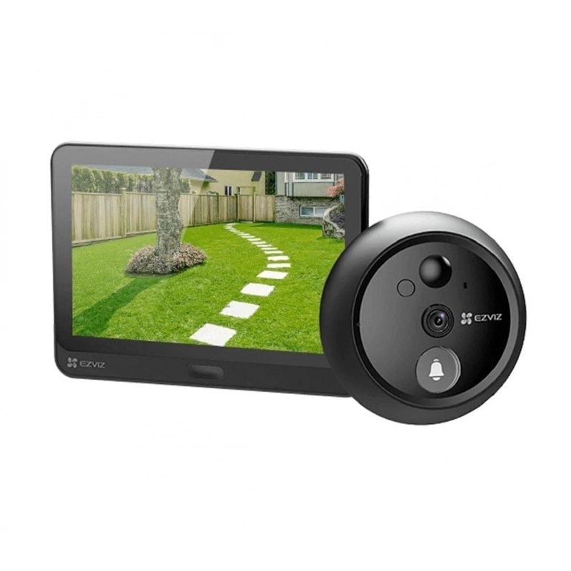 TIMBRE MIRILLA WIFI EZVIZ HP4 GRABA CONTESTAS DESDE APP - 1