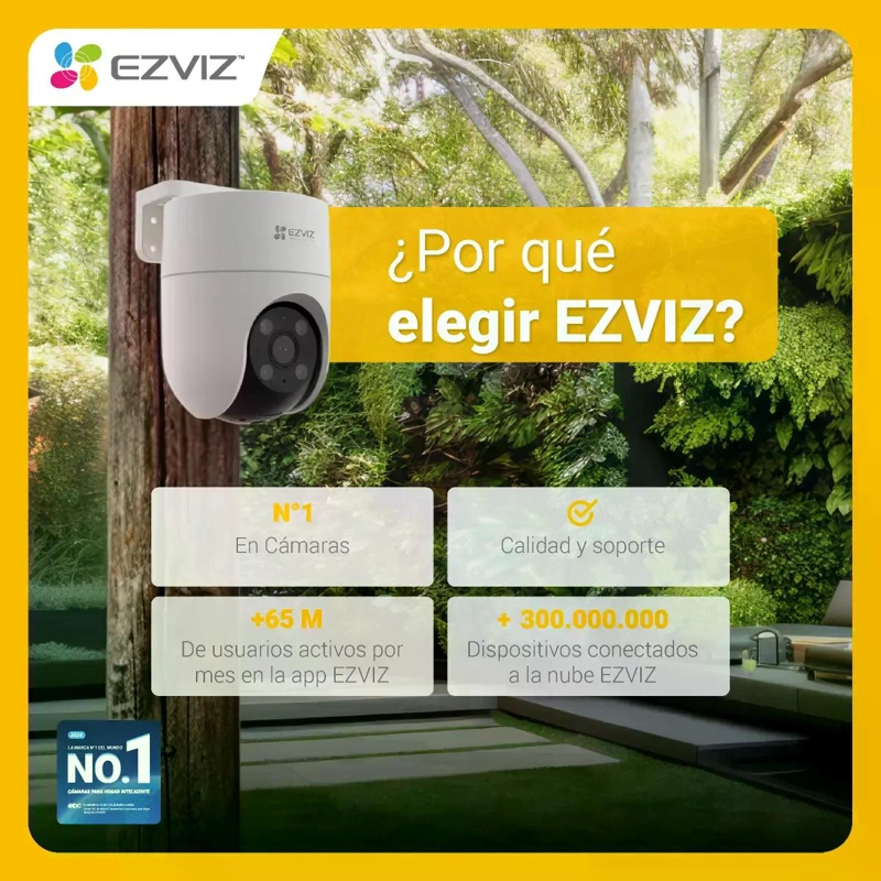 CAMARA EZVIZ 2K PT CS-EB8-4G EB8 CON BATERIA Y TECNOLOGIA 4G - 7