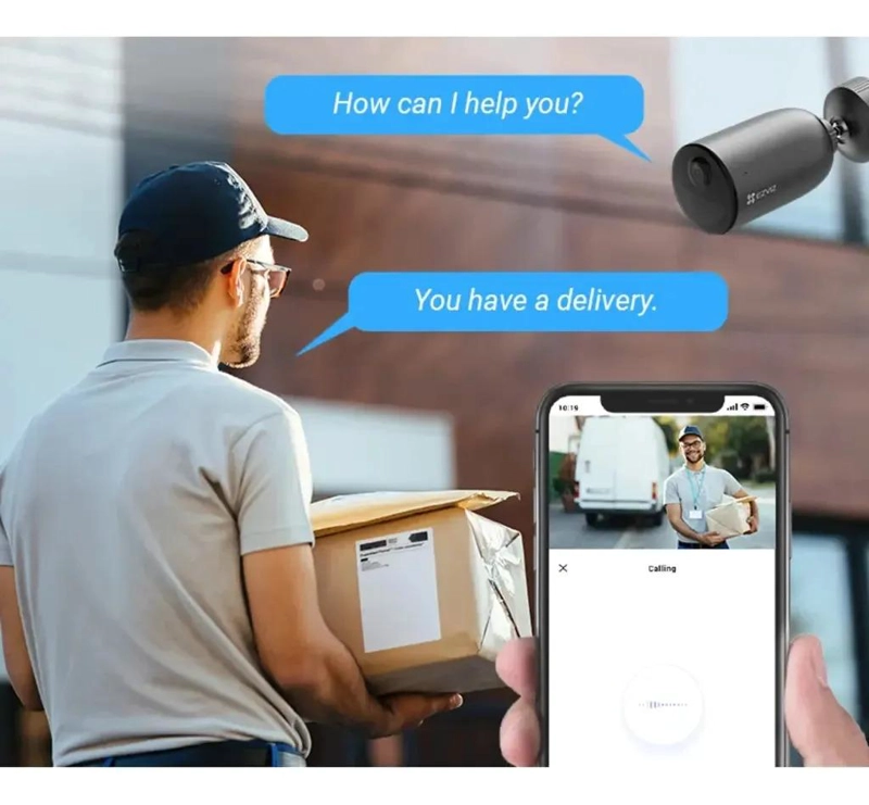CAMARA IP WIFI EB3 3MP C/BATERIA COLOR AUDIO IA MSD EZVIZ - 3