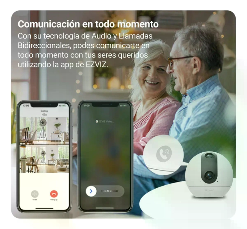 CAMARA DE SEGURIDAD WIFI DUAL C60P AUTO-TRACKING 2K EZVIZ - 4
