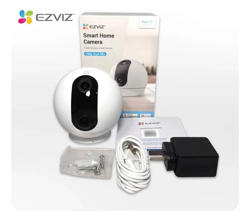 CAMARA DE SEGURIDAD WIFI DUAL C60P AUTO-TRACKING 2K EZVIZ - 7