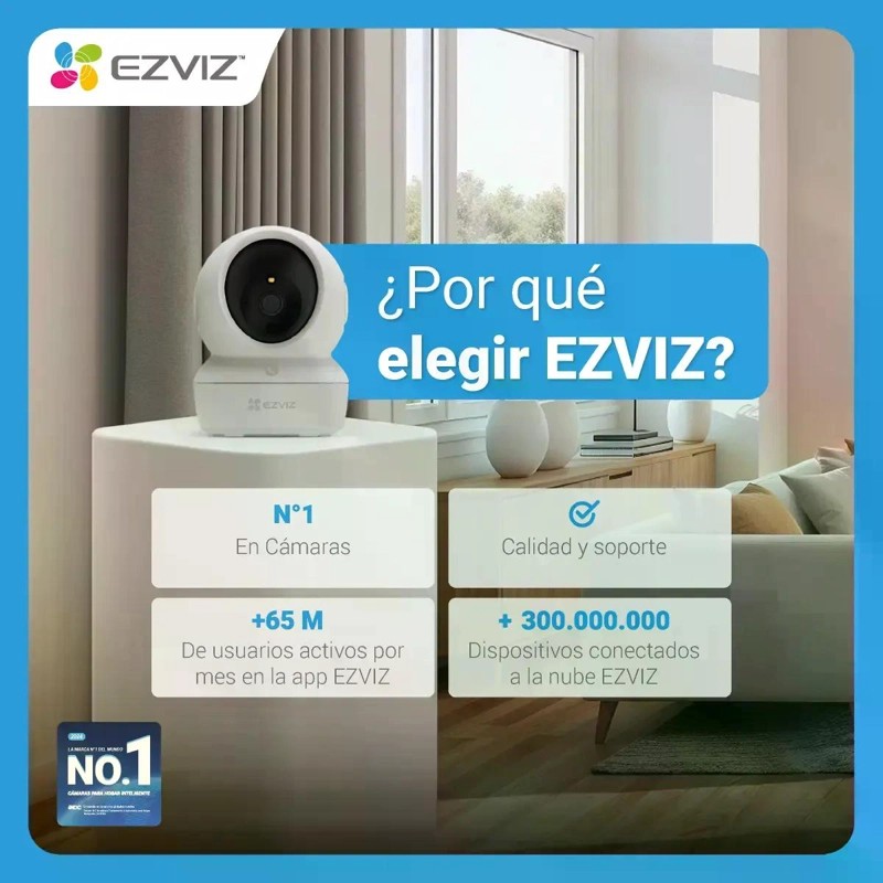 CAMARA DE SEGURIDAD WIFI DUAL C60P AUTO-TRACKING 2K EZVIZ - 8