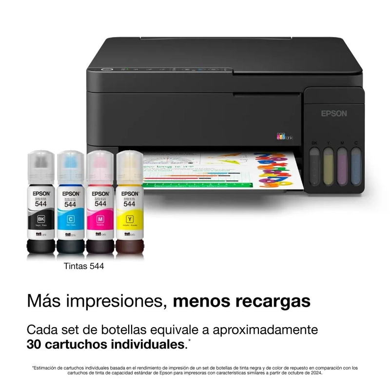 IMPRESORA MULTIFUNCIONAL EPSON ECOTANK L3350 WIFI IA - 4