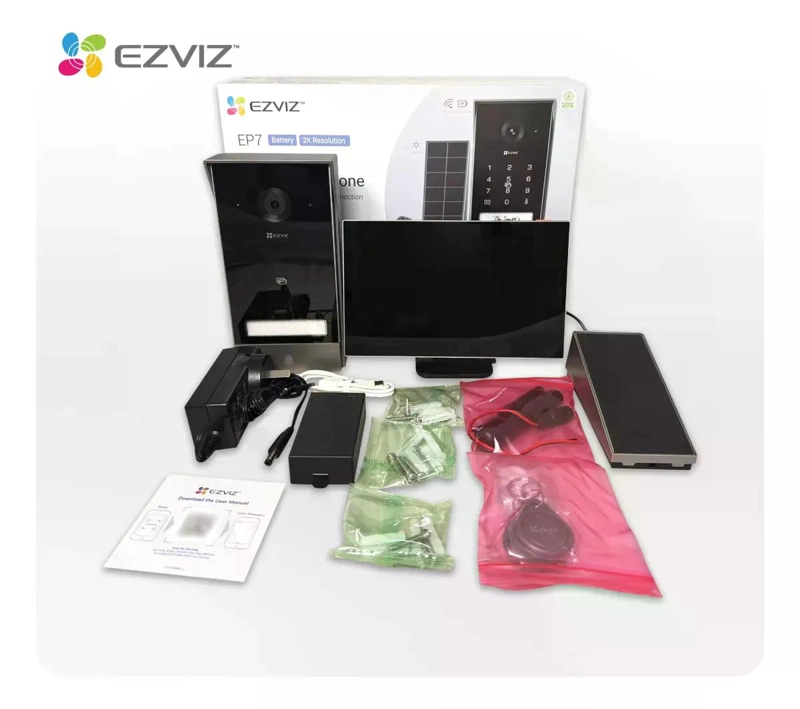 VIDEOPORTERO ELE CTRICO INALAMBRICO EZVIZ EP7 PANEL SOLAR 2K - 5