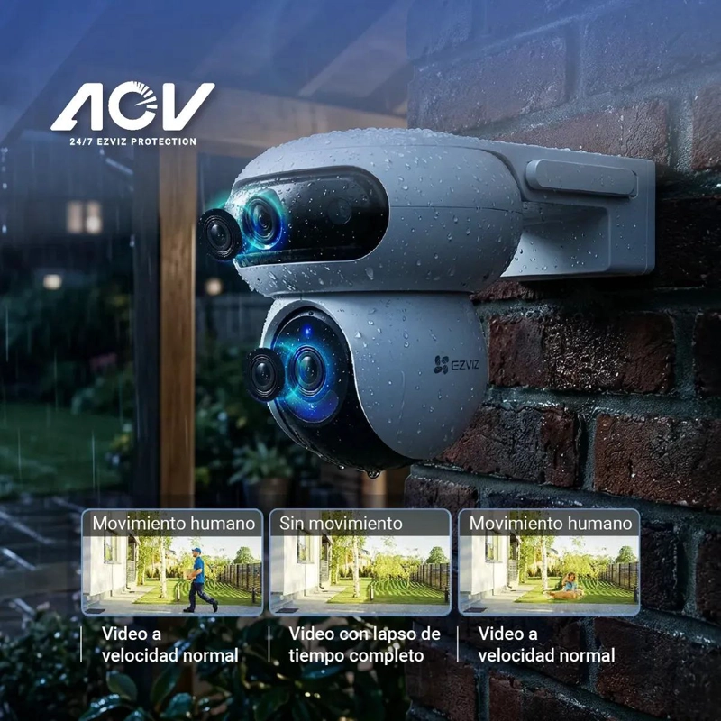 CAMARA SEGURIDAD WIFI DUAL HB90 2K+ CON PANEL SOLAR EZVIZ BLANCO - 5