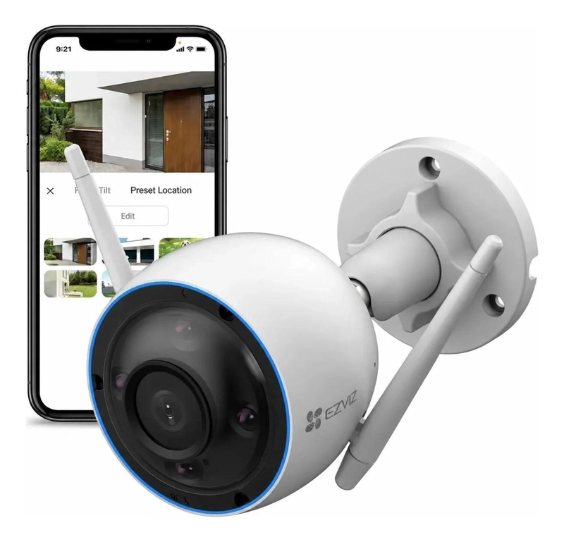 CAMARA SEGURIDAD WIFI H3 3K EZVIZ AI AUDIO LED - 1