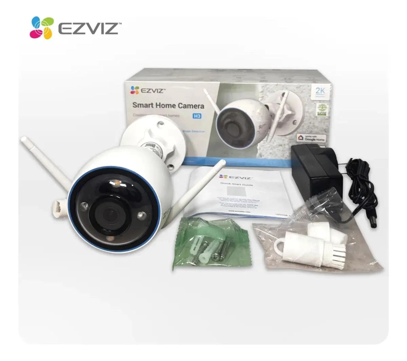 CAMARA SEGURIDAD WIFI H3 3K EZVIZ AI AUDIO LED - 4