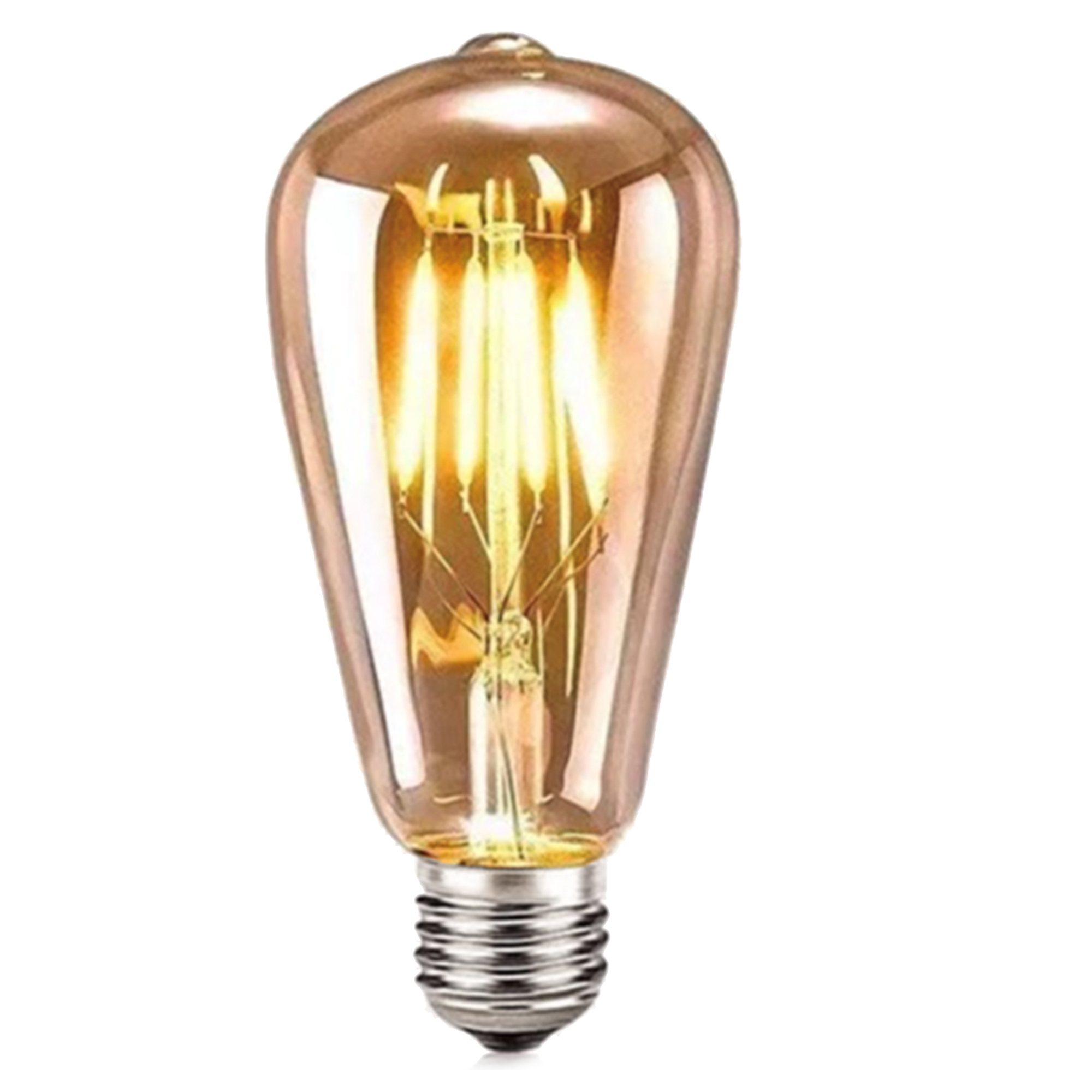 AMPOLLETA FILAMENTO LED 4W LUZ CALIDA VINTAGE X4 - 2