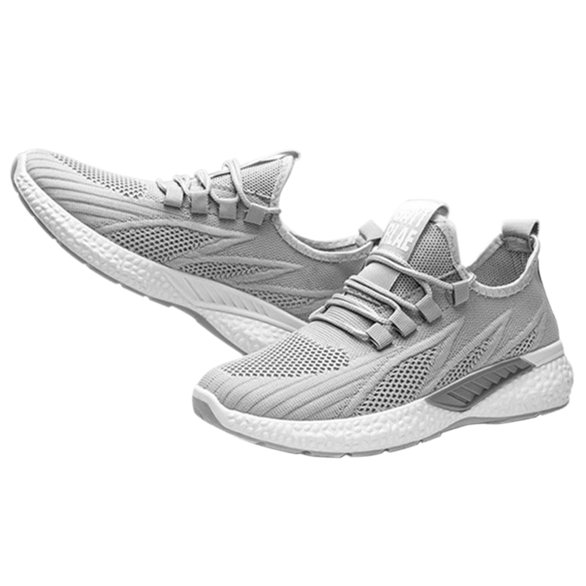 ZAPATILLAS UNISEX E-CHAIRS BY MASLIAH DEPORTIVAS RUNNING GRIS MICROFIBRA BY MAS IMPORTADAS! - 1