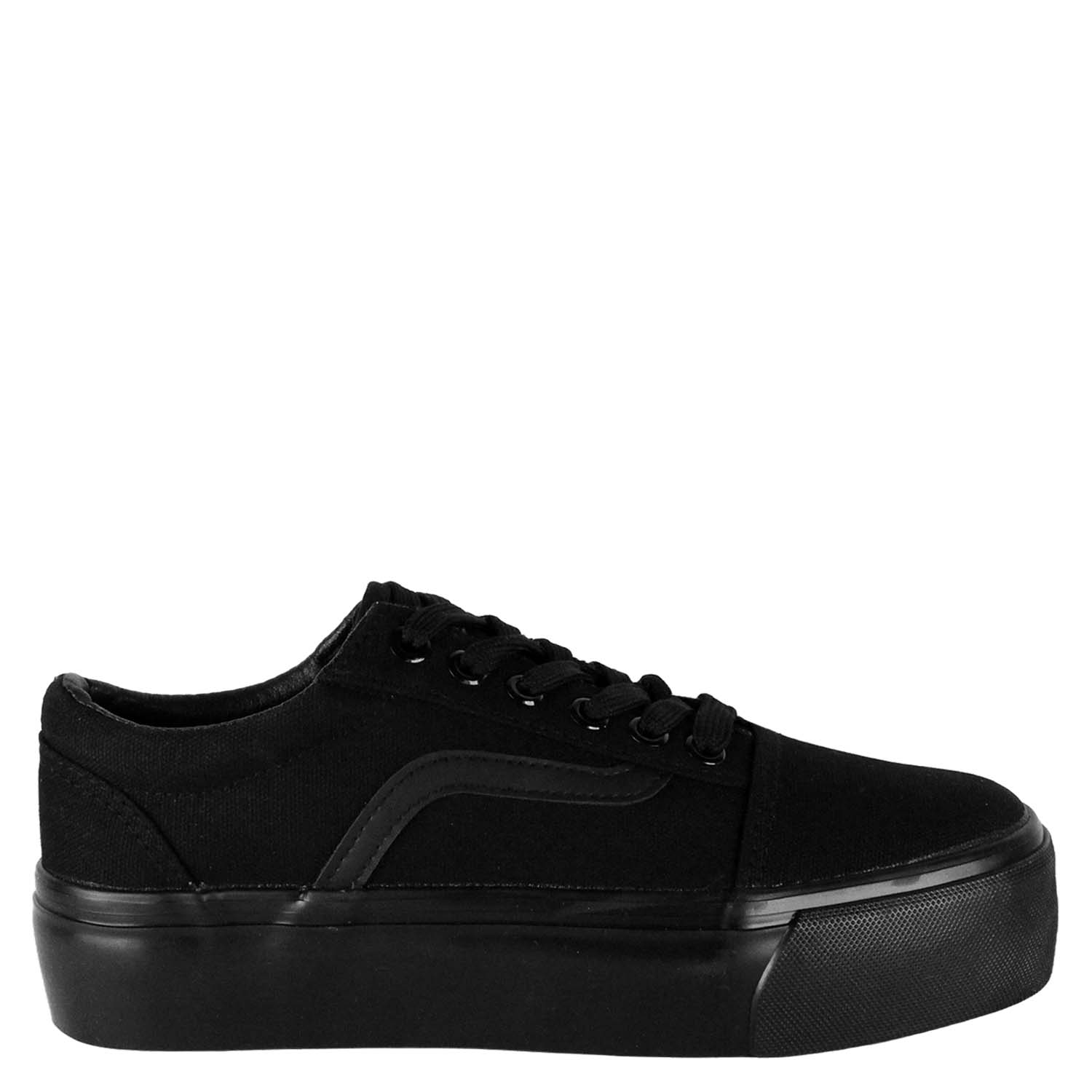 ZAPATILLAS MUJER TAKONES CASUALES NEGRO ARIZONA - 1