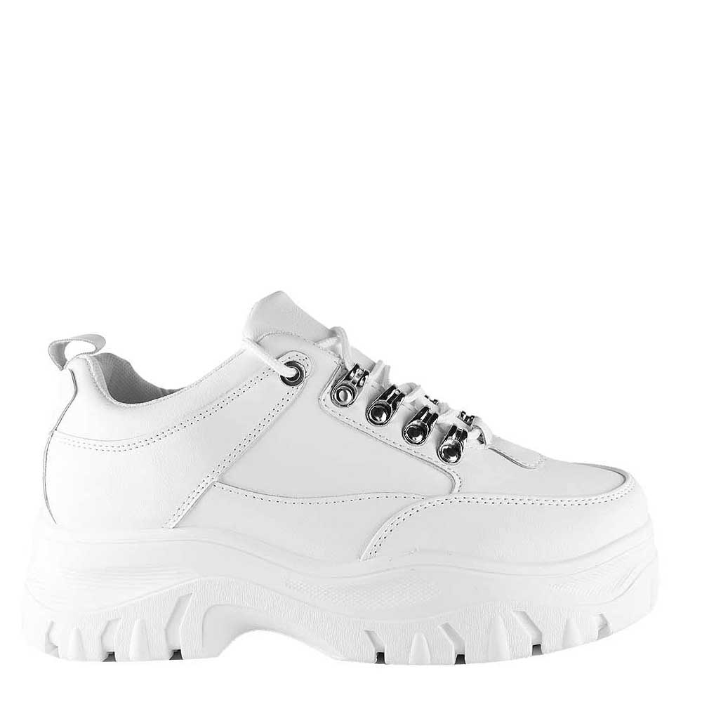 ZAPATILLAS MUJER TAKONES CASUALES BLANCO FILIPA - 1