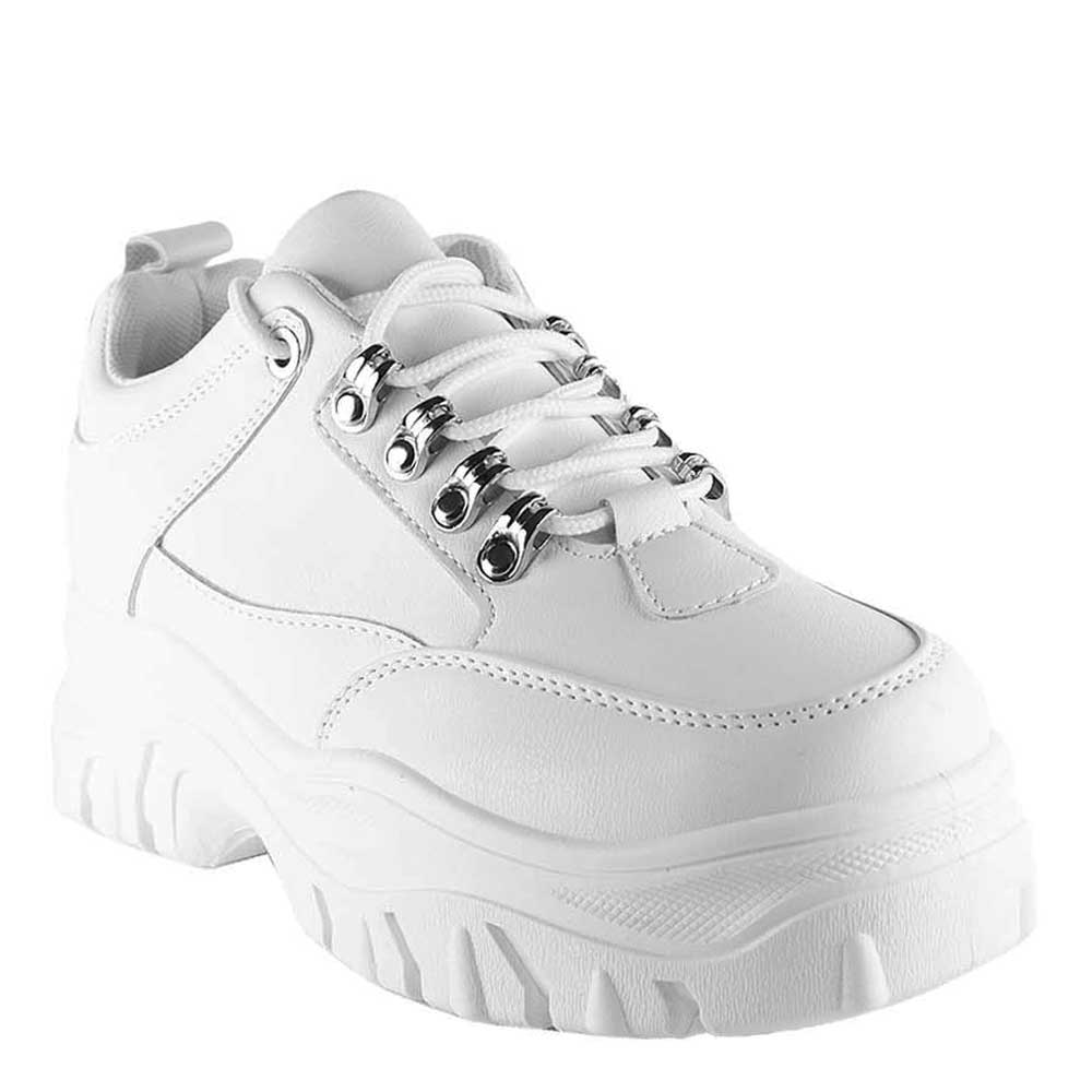 ZAPATILLAS MUJER TAKONES CASUALES BLANCO FILIPA - 2