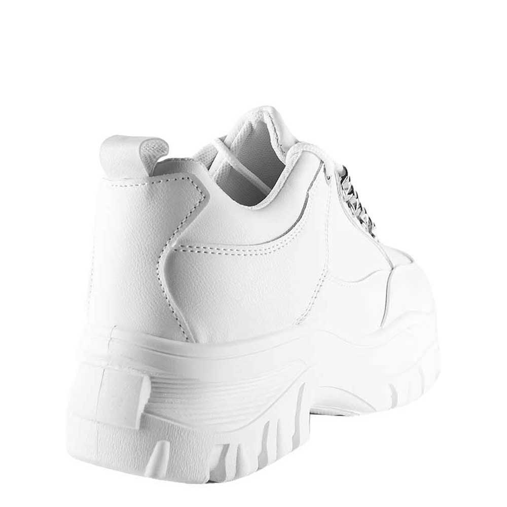 ZAPATILLAS MUJER TAKONES CASUALES BLANCO FILIPA - 4